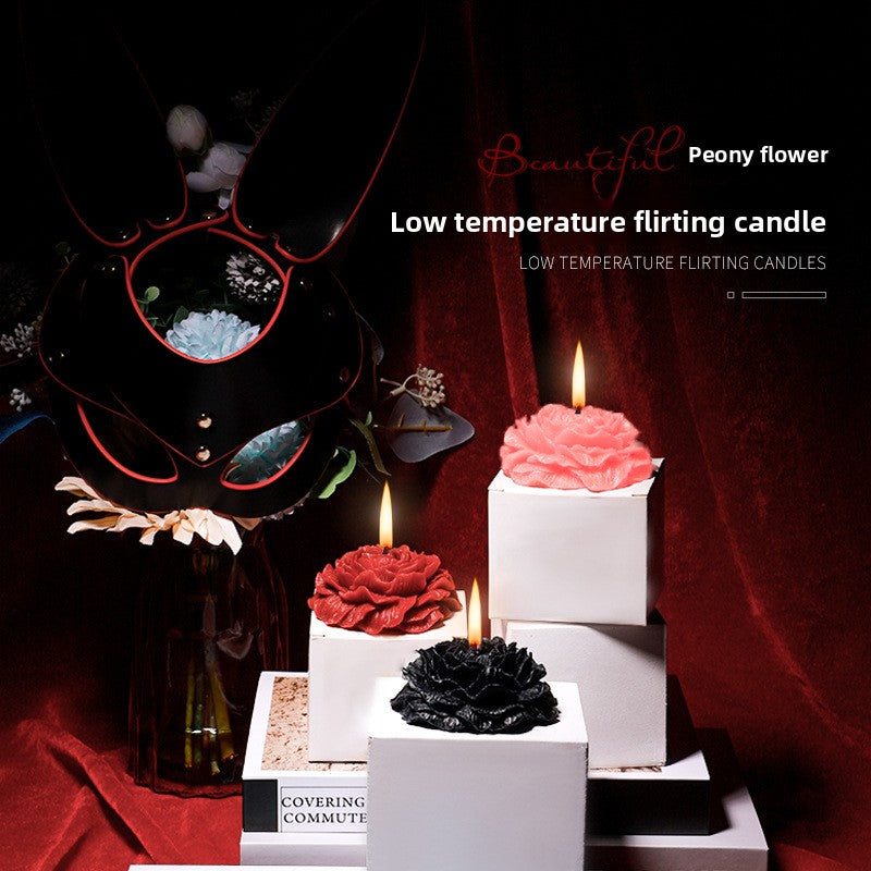 Drip Wax SM Props Peony Flower Low-Temperature Candle Couple SM Training Fun Candle Alternative Adult Products