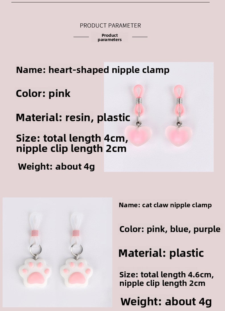 Sex Toys SM Props Silicone Nipple Clamps Rubber Bands Nipple Binders for Women Teasing Restraint Nipple Clips