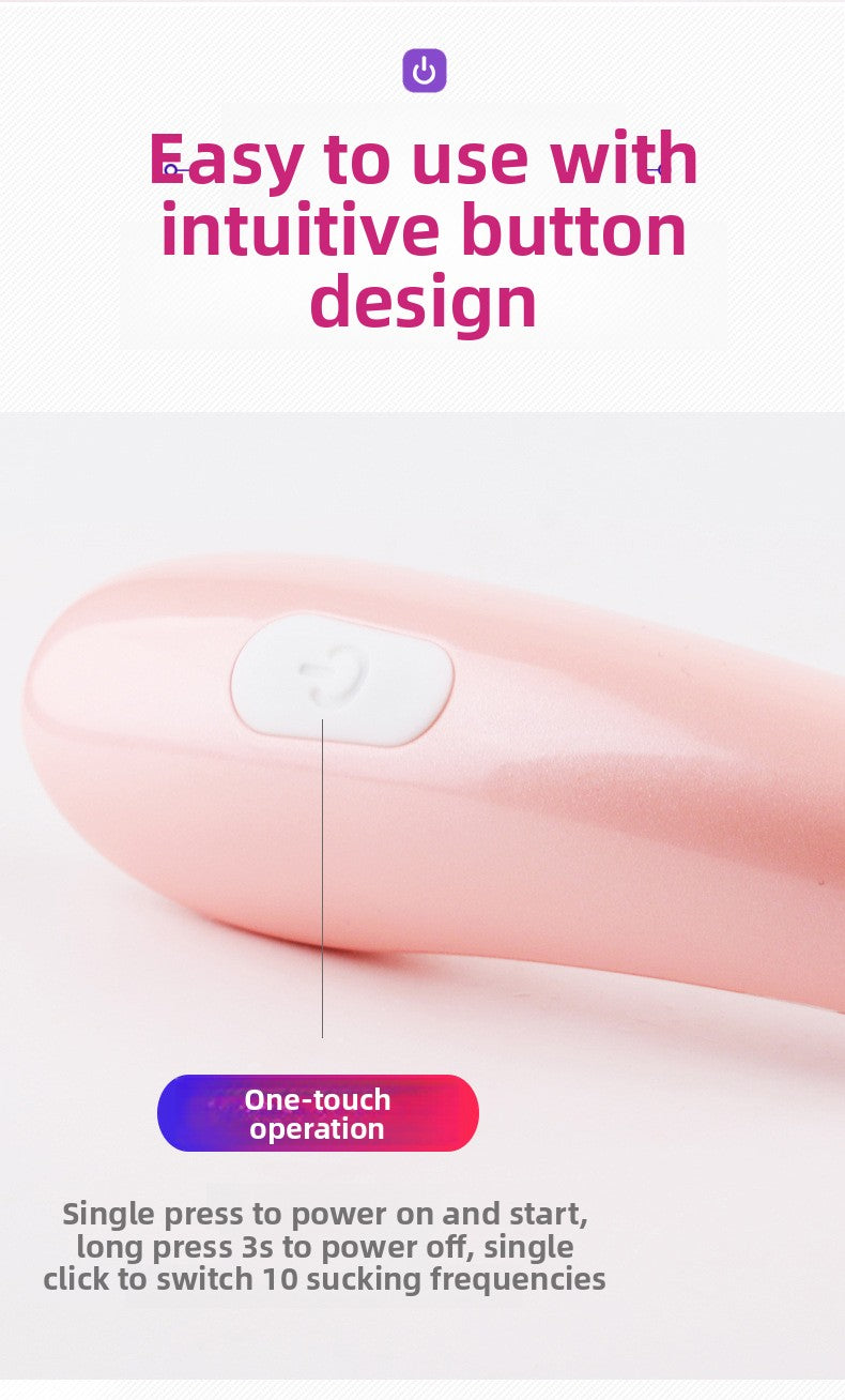 Sucking Device Sonic Oral Sex Non-penetrating Breast Suction Device Clitoral Massage Product 10 Frequency Breast Massager