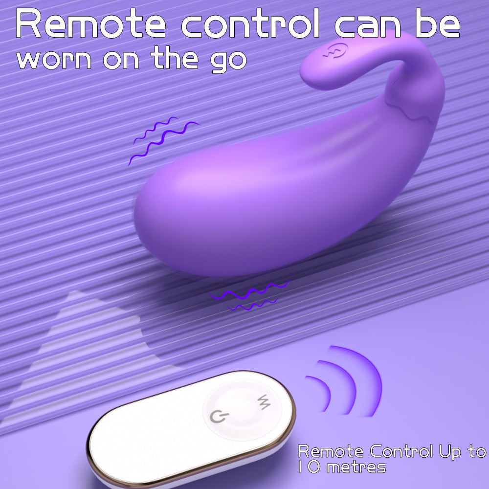 Remote Control Vibrator Egg Full Coverage Wearable Vibrator for Women Dual Point