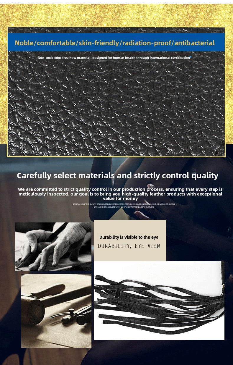 Sex Toys SM Props 10-Piece Set Binding Rope Restraints Handcuffs Training Mouth Gag Nipple Clamps Alternative Adult Sex Products