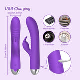 G-spot Massager Rabbit Vibrator Female Masturbator Buckle Swing Adult Sex Toys