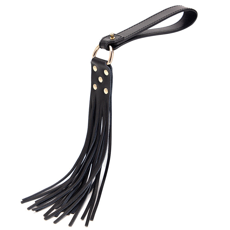 High-end SM Props Genuine Leather Collar Whip Female Slave Training Bondage Tools Mouth Gag Handcuffs