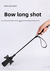 Sexy SM Props Bowknot Long Whip Wand Female Slave Training Teasing Slapping Bat Adult Products