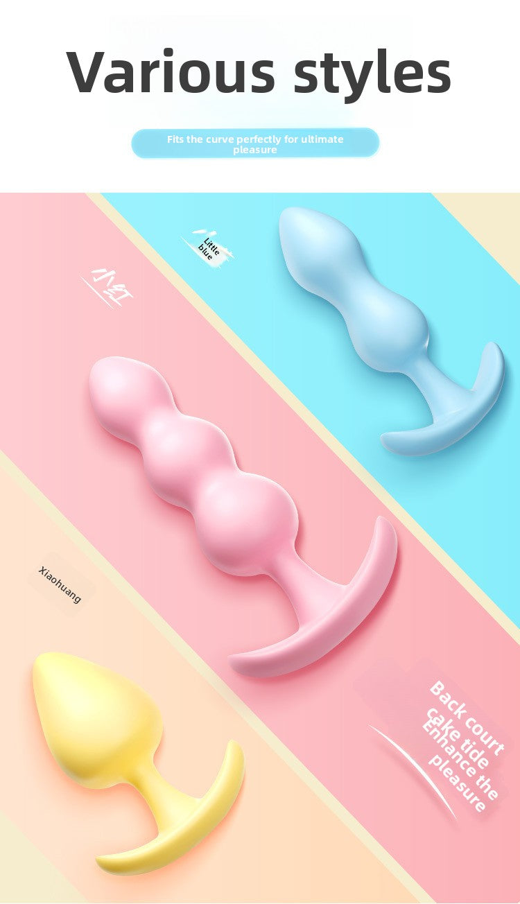 Female Anal Plug for Couples Flirting Tail Large Bead Masturbator Adult Products