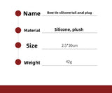 Sex Toys Props Anal Plug Silicone Cat Claw Bow Tail Back Court Props Female Toys Adult Products