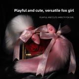 Sex Toys Props Anal Plug Silicone Cat Claw Bow Tail Back Court Props Female Toys Adult Products