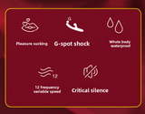 Female g-spot AV Massager Sucking Vibrator Adult Sex Toys