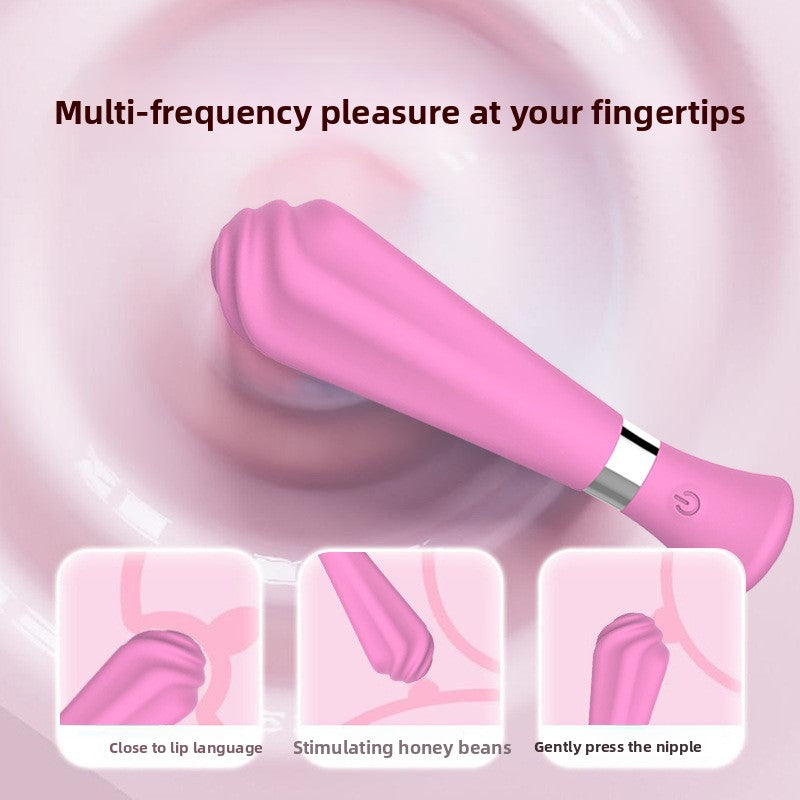 Cross-Border Foreign Trade Female Ice Cream AV Vibration Massage Stick Adult Sex Product Climax Masturbation Device Toy Wholesale