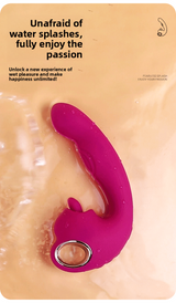 New three-in-one vibrator tongue licking and flapping vibrator G-spot flapping into I-person products female masturbator