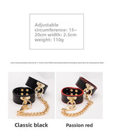 High-end SM Props Genuine Leather Collar Whip Female Slave Training Bondage Tools Mouth Gag Handcuffs