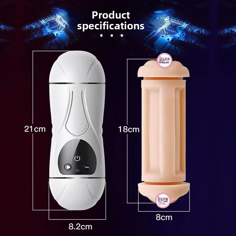 Telescopic Electric Aircraft Cup Fully Automatic Penis Trainer Adult Supplies Male Masturbator