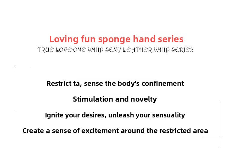 Bondage Restraint Sponge Erotic Handcuffs Thickened Erotic Footcuffs Alternative Adult Products