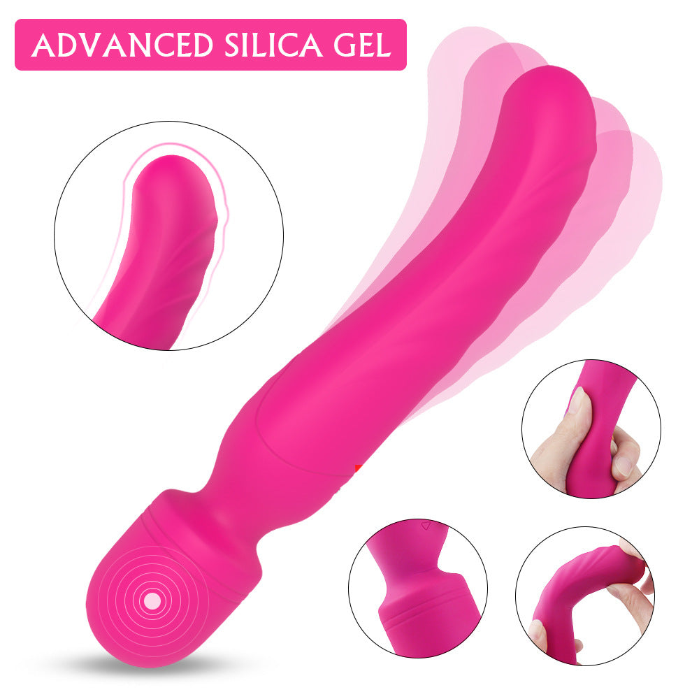 AV Dual Vibrator Adult Sex Toys for Women Heating Vibrator Female Masturbator