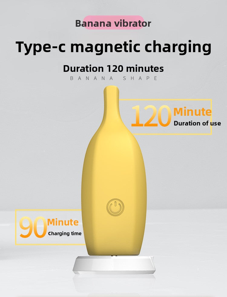 Hot New Product Female Sex Toy Banana Pear Mango Vibrator Multi-frequency Vibration Masturbation Device Magnetic Charging Base