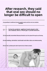 Ear-Hanging Oral Sex Mask for Men and Women Oral Licking Mask Tongue Oral Sex Artifact Couple Bed Sex Toys