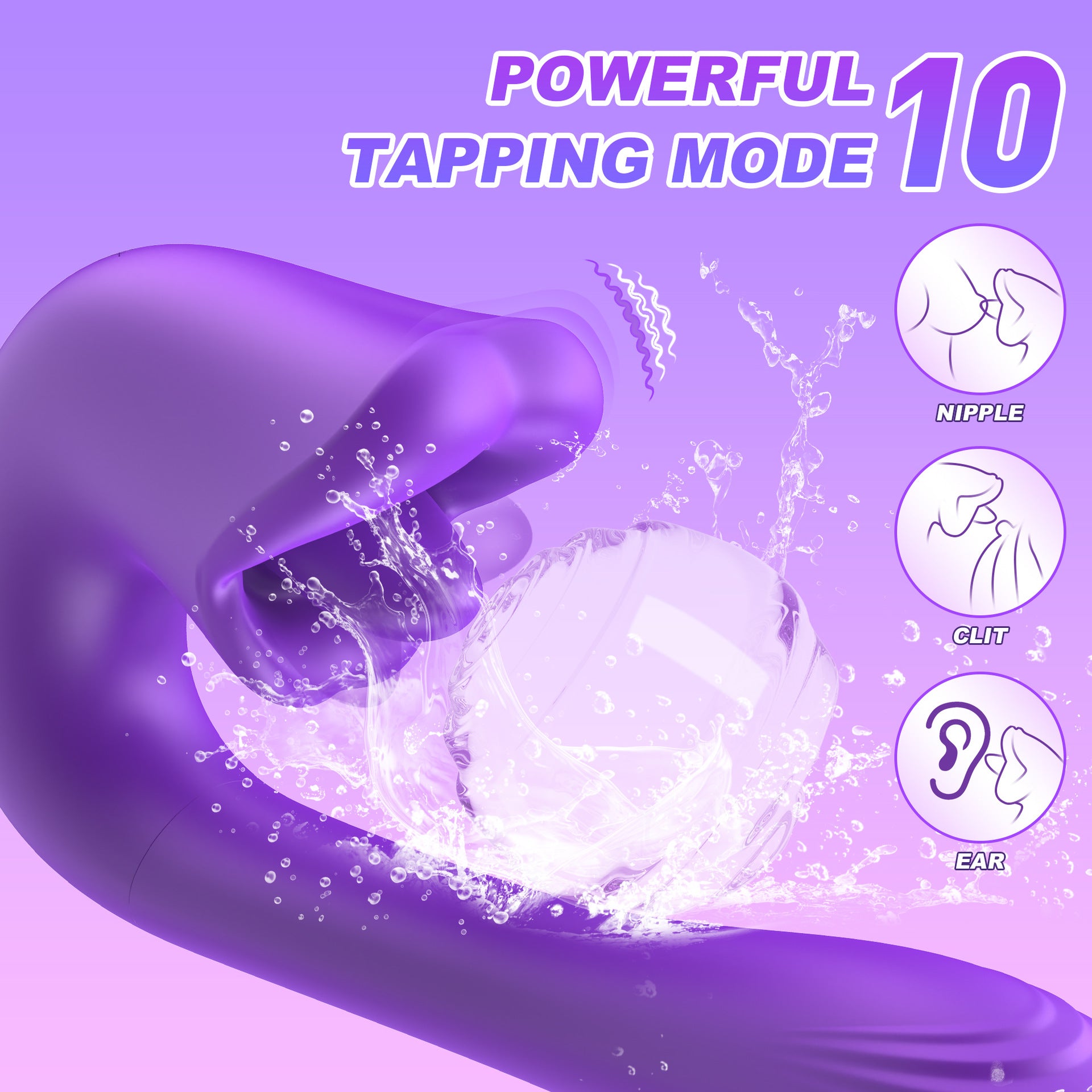 Hot-selling Female Tongue Licking Masturbator Couple Flirting Adult Sex Toys Massage Vibrator