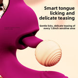 New three-in-one vibrator tongue licking and flapping vibrator G-spot flapping into I-person products female masturbator