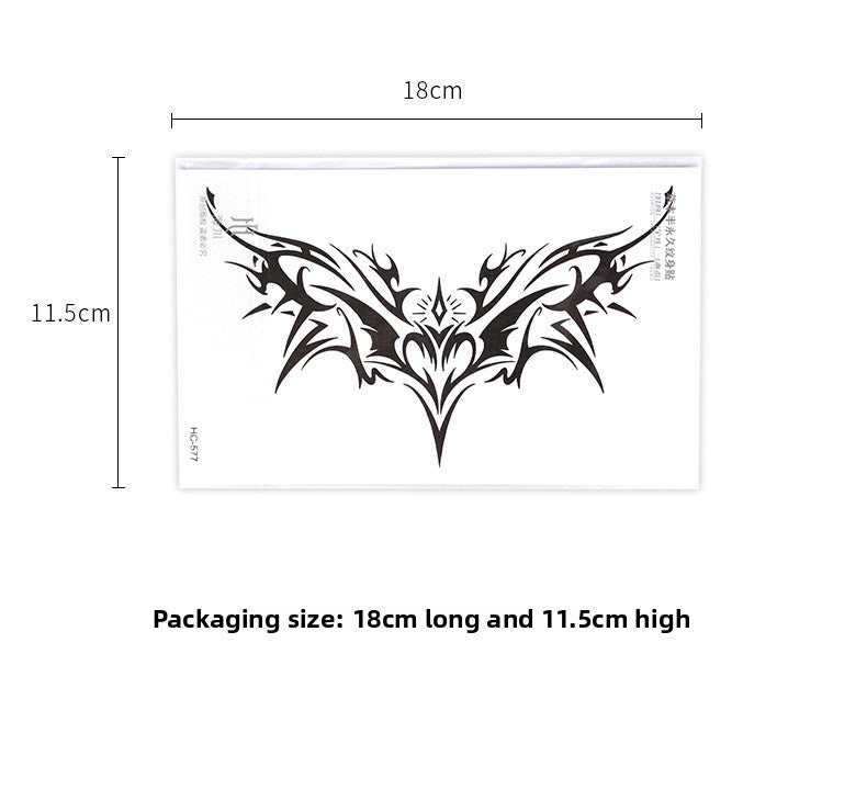 sm Sexy Props Succubus Herbal Tattoo Stickers Female Butterfly Wing Tattoo Stickers Adult Products