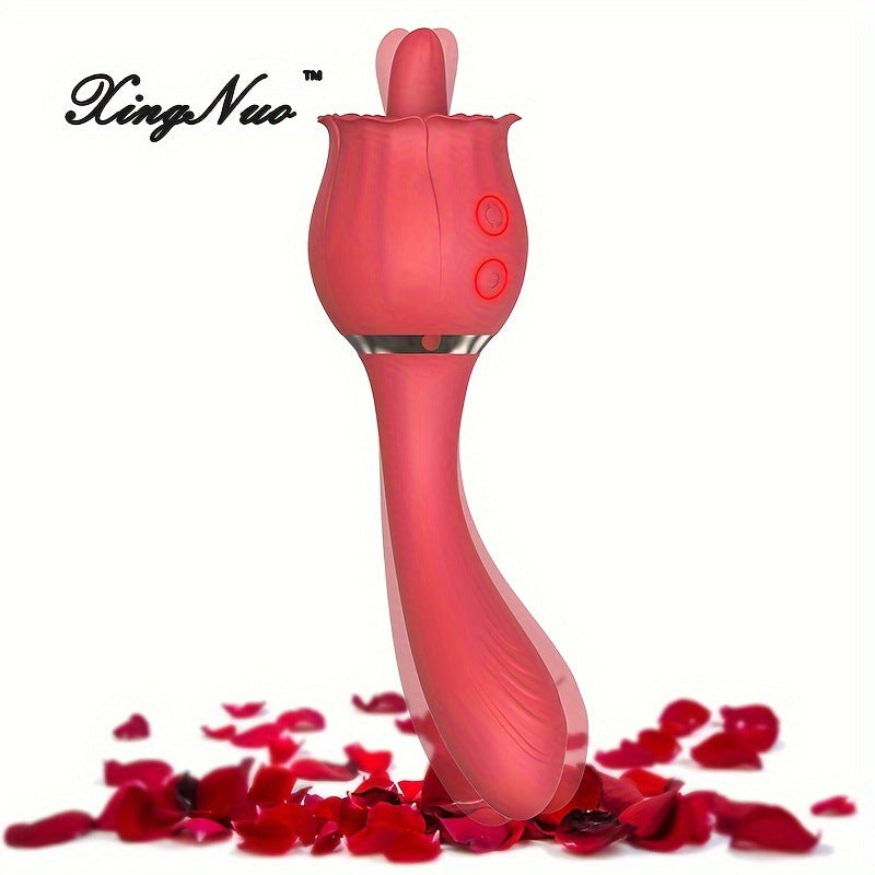 AV Vibrator Tongue Licking Adult Couple Sex Toys Female Orgasm Masturbator Sex Toys Factory