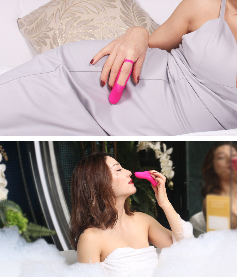 Intimate Finger Vibrator Female Masturbator G-spot Vibrating Finger Sleeve Female Masturbation