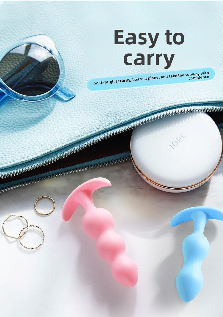 Female Anal Plug for Couples Flirting Tail Large Bead Masturbator Adult Products