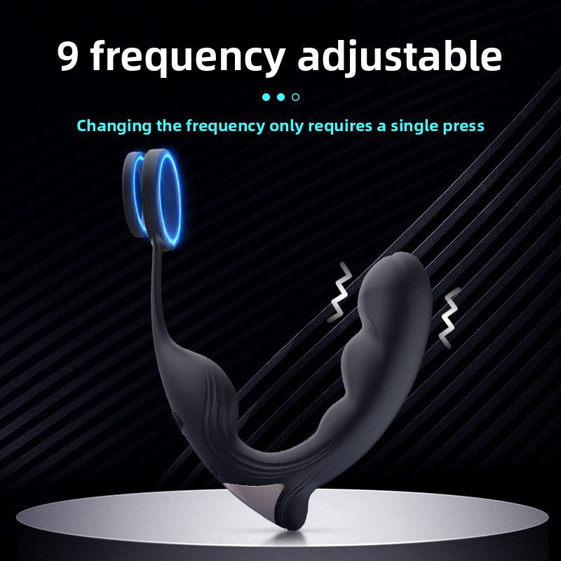 Nuoer Male Sex Products Prostate Massager Anal Plug Semen Locking Ring Back Chamber Masturbation Device