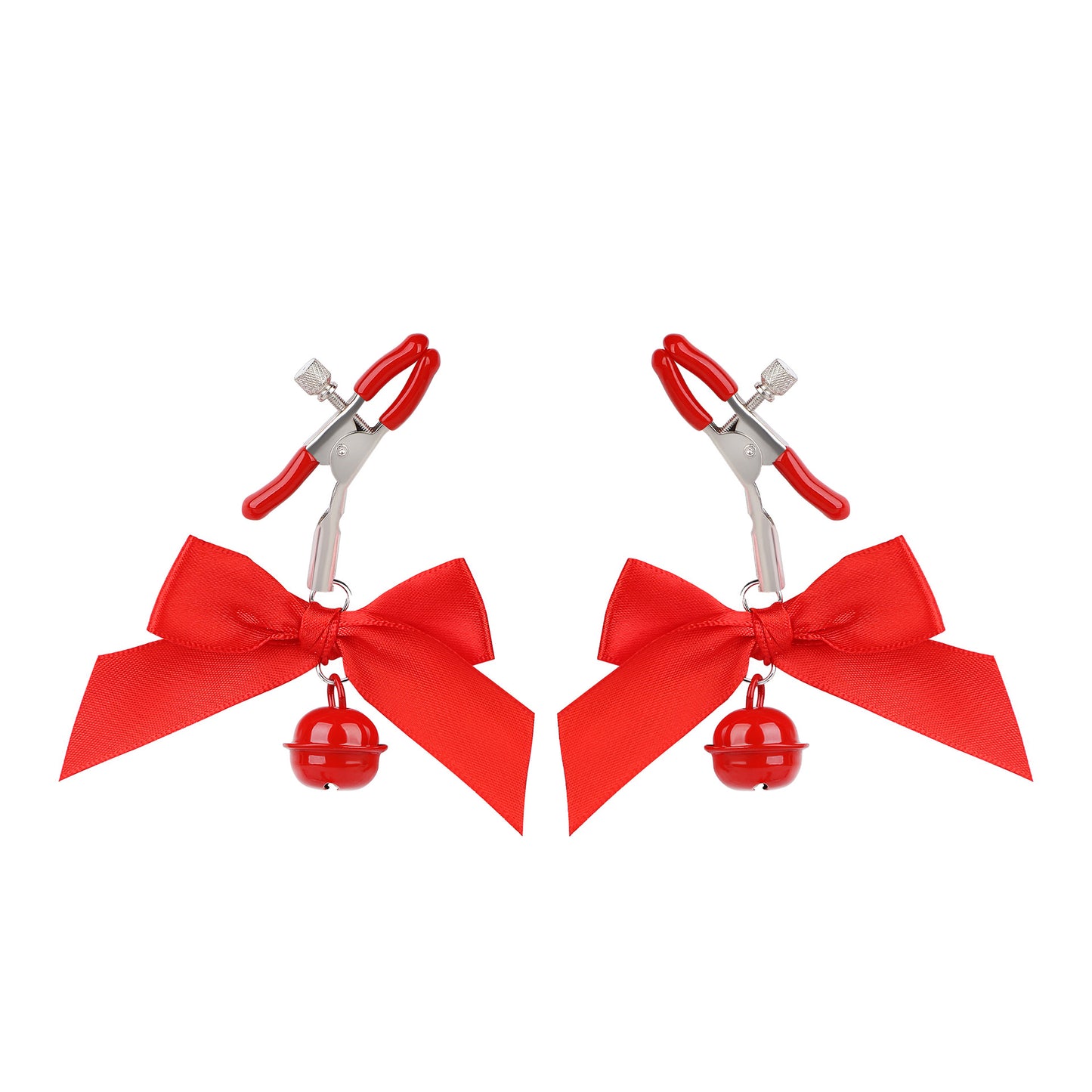 Sex Toys Props Bow Bell Nipple Clips Female Flirting Teasing Nipple Clips