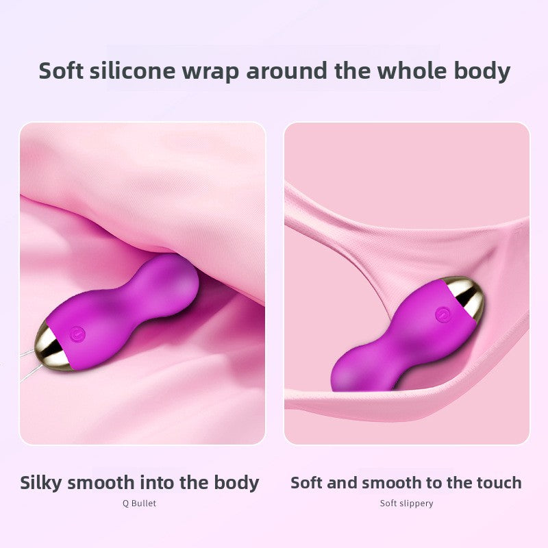 Female Wireless Remote Control Vibrator Multi-frequency Vibration G-spot Shrinking Y Ball Sex Toys Adult Sex Products Masturbator