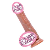 Silicone Realistic Dildo Custom Soft Flesh Electric Telescopic Heating Female Masturbator Fake Penis AV Vibrator