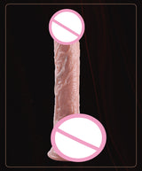 Electric Artificial Dildos Customized Soft Flesh Realistic Female Masturbator Fake Penis Adult Sex Toys Supplies