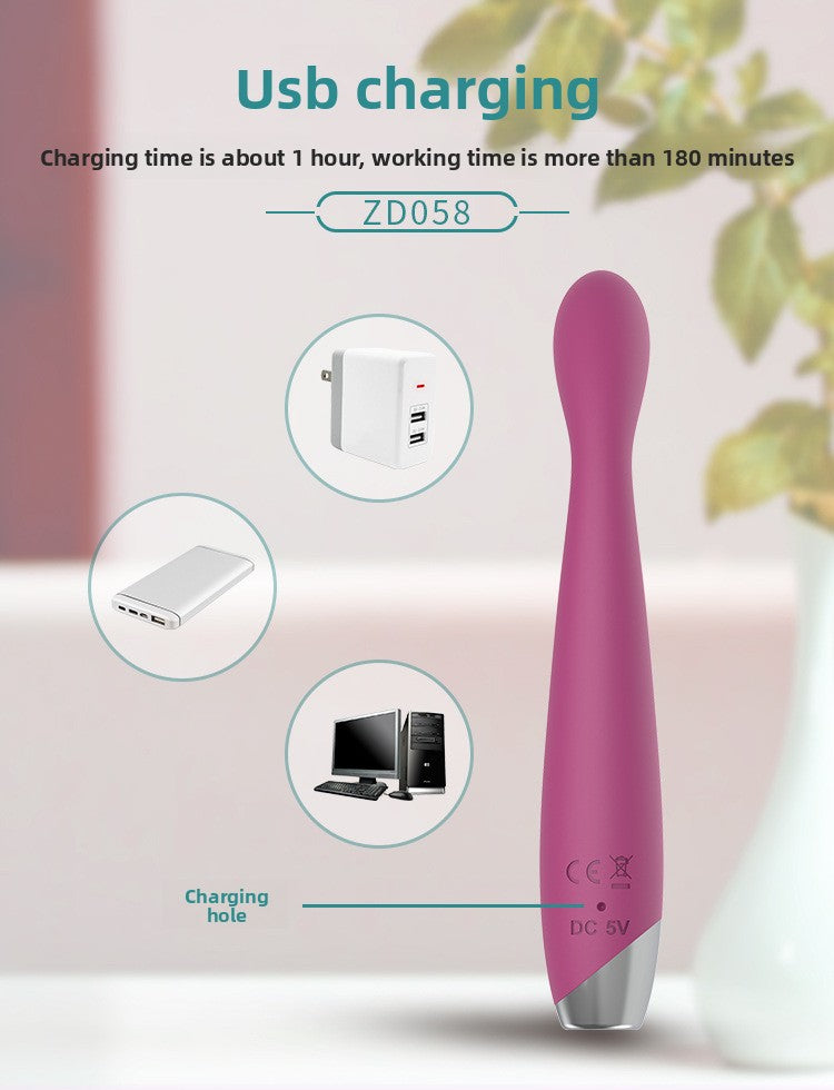 New Finger Vibrator G-Spot Instant Tide 20 Vibration Modes USB Rechargeable Portable Adult Sex Toy
