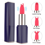 Lipstick Vibrator G-Spot Stimulation Discreet Mini Lipstick Masturbator Clitoral Instant Orgasm Electric Vibrator for Women