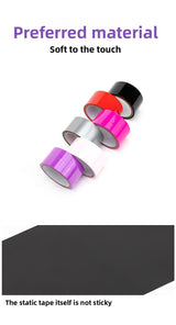 Erotic SM Props 16m Electrostatic Tape Blindfold Mouthless Tape Handcuffs Alternative