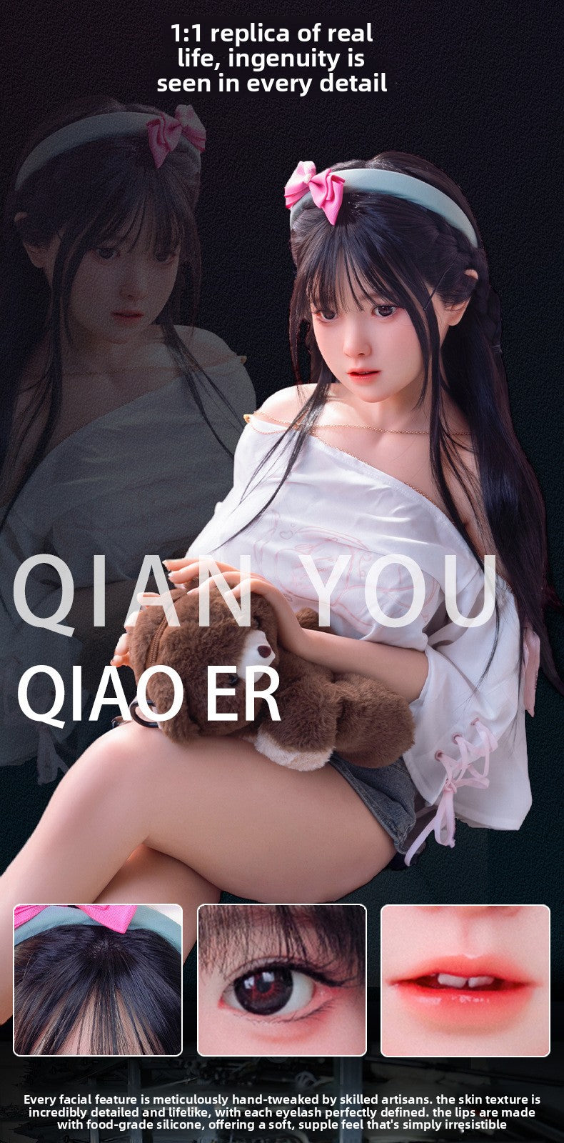 Full Body Silicone Doll Realistic Adult Non-Inflatable Doll Sex Toy Adult Male Realistic Doll