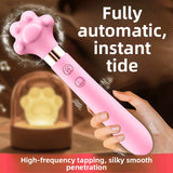 Clitoral Instant Orgasm Female Vibrator Meow Cat Paw Masturbator Insertable Vibrator