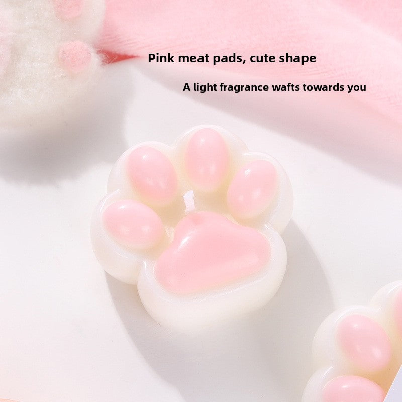 SM props fun low temperature candle couple training wax cute cat claw candle