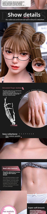 Full Body Silicone Non-Inflatable Male Realistic Girlfriend Doll Insertable Adult Sex Toy