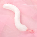 SM Sex Toys Fox Tail Anal Plug Cat Paw Silicone Anal Plug Pink Fur Ball Anal Plug Alternative Adult Products