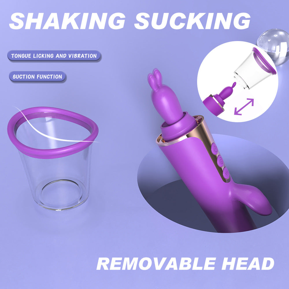 Sucking vibrator into the body for women, adult toy vibrating stick