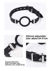 SM Props Sex Oral Ball Female M Training Deep Throat Oral Bite Ring Forced Mouth Opening Bone Silicone Mouth Gag Cat Whiskers Mouth Shackle