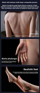 Silicone Doll Full Body Entity Non-Inflatable Smart Adult Sex Products Entity Doll for Men