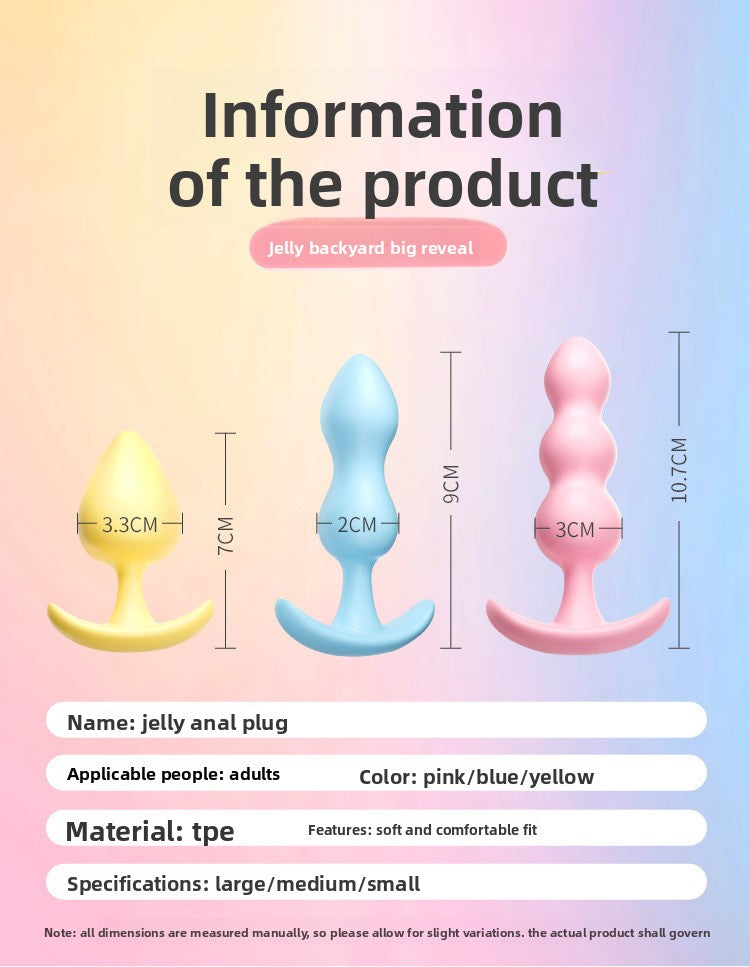 Female Anal Plug for Couples Flirting Tail Large Bead Masturbator Adult Products