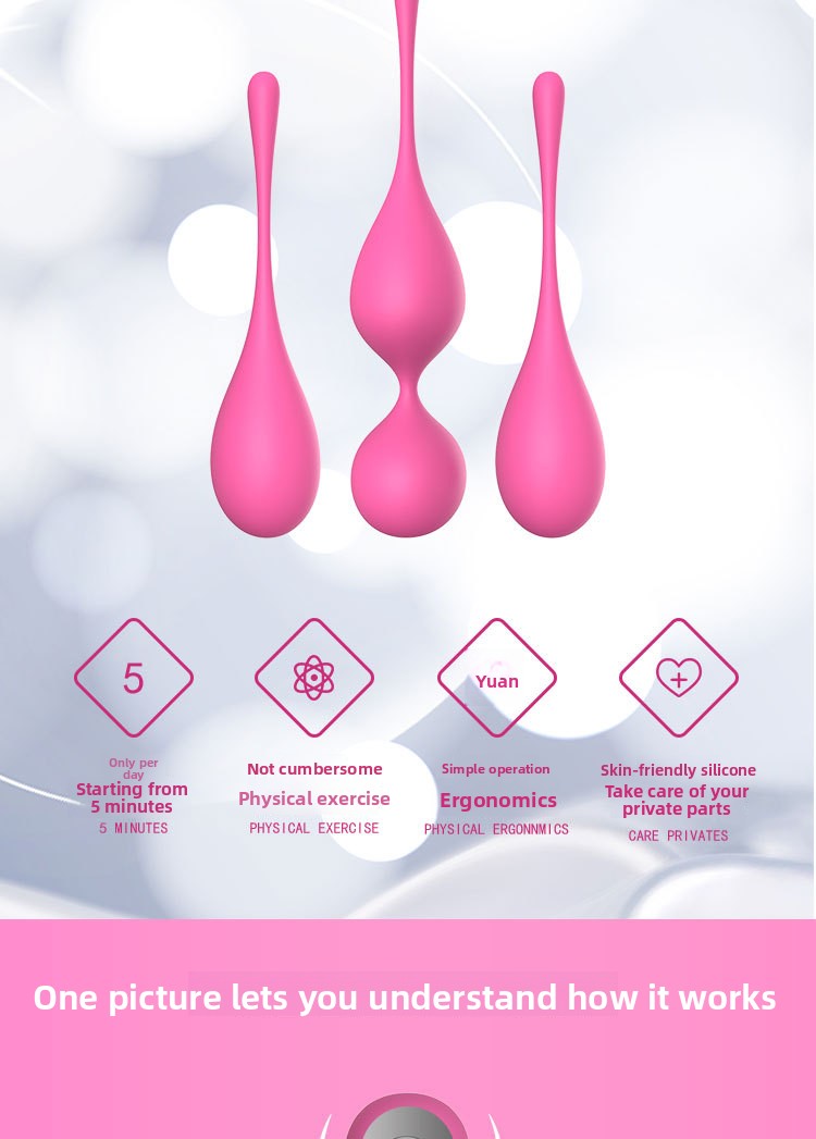 Vaginal Dumbbell Exercise Private Part Tightening Repair Shrink Ball Postpartum Recovery Set Female Adult Sex Toys