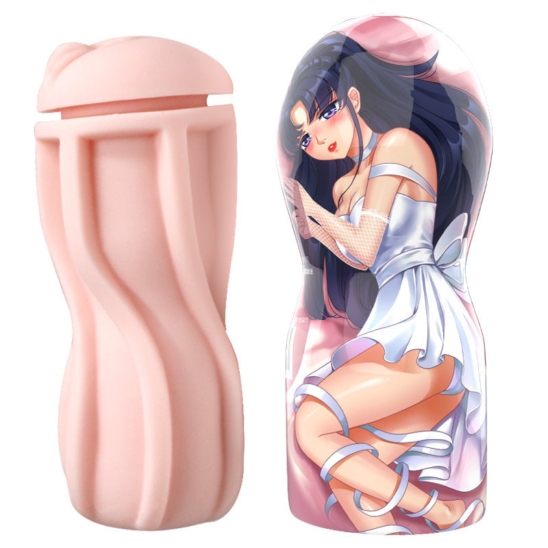 Anime Airplane Cup Portable Manual Penis Trainer Male Masturbator Sex Toys