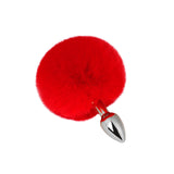 Sexy SM Props Mini Fur Ball Rabbit Tail Anal Plug Female Back Chamber Anal Expander Adult Products