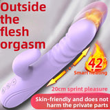 Multi-frequency Telescopic Automatic Heating G-spot Instant Thrusting Vibrating Massager Wand Female Essential Masturbation Device