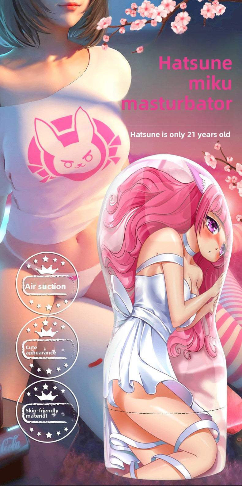 Anime Airplane Cup Portable Manual Penis Trainer Male Masturbator Sex Toys