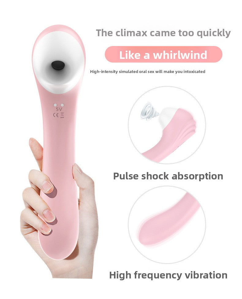 10 Frequency Suction Vibrator USB Magnetic Charging Suction Device No Hole Suction Vibrator for Women
