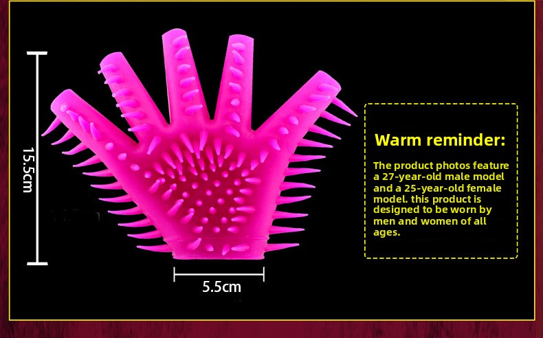 Wolf Tooth Sex Gloves SM Sex Toys Ecstatic Palm Female Insertion Masturbation Finger Gloves Alternative Adult Products